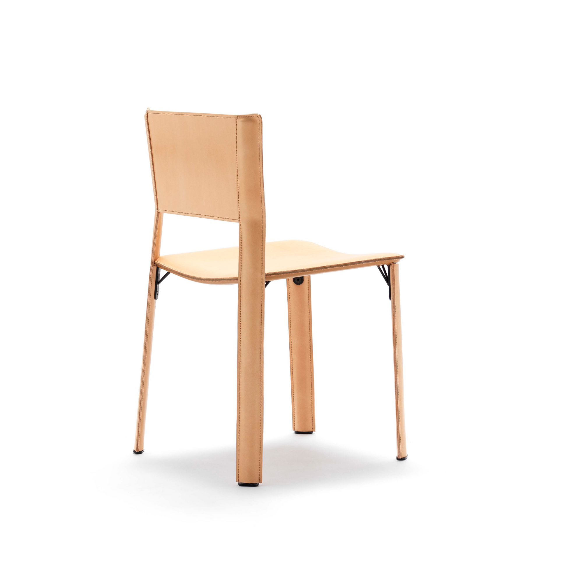 Leather Cut-Out Dining Chair  | Fasem S91 | ItalianFurniture.com