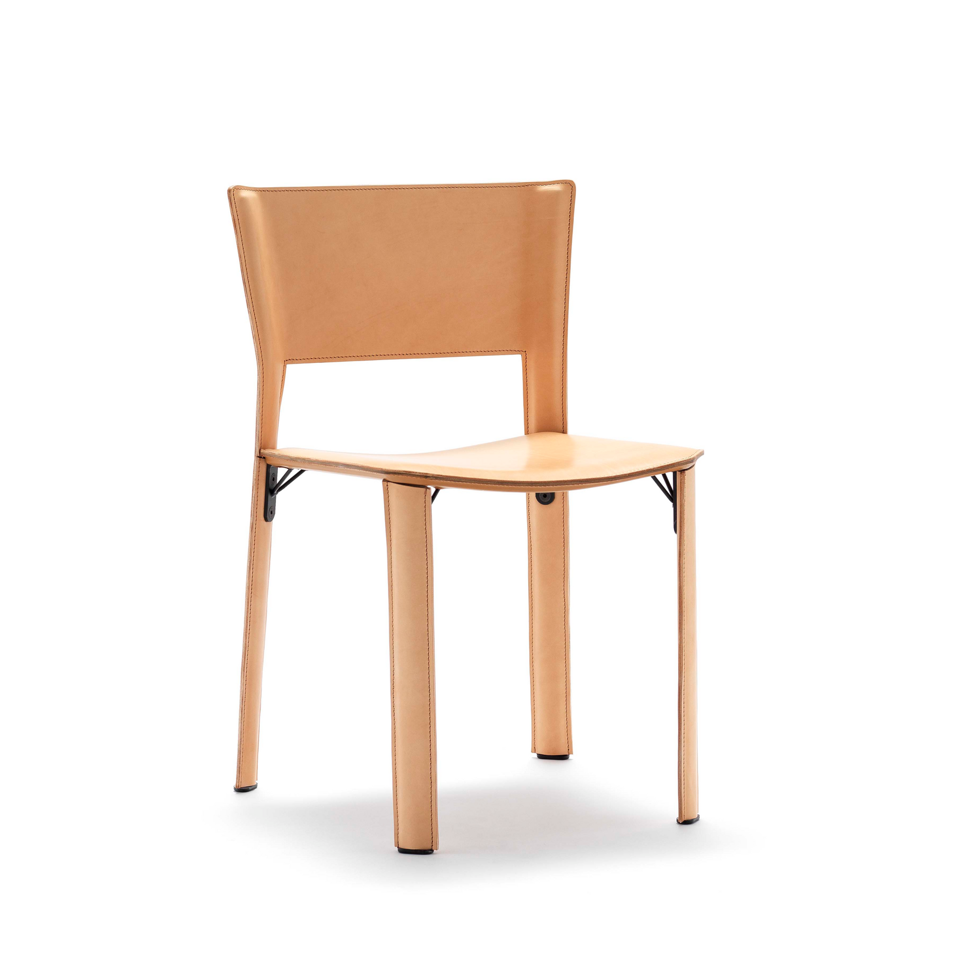 Leather Cut-Out Dining Chair  | Fasem S91 | ItalianFurniture.com