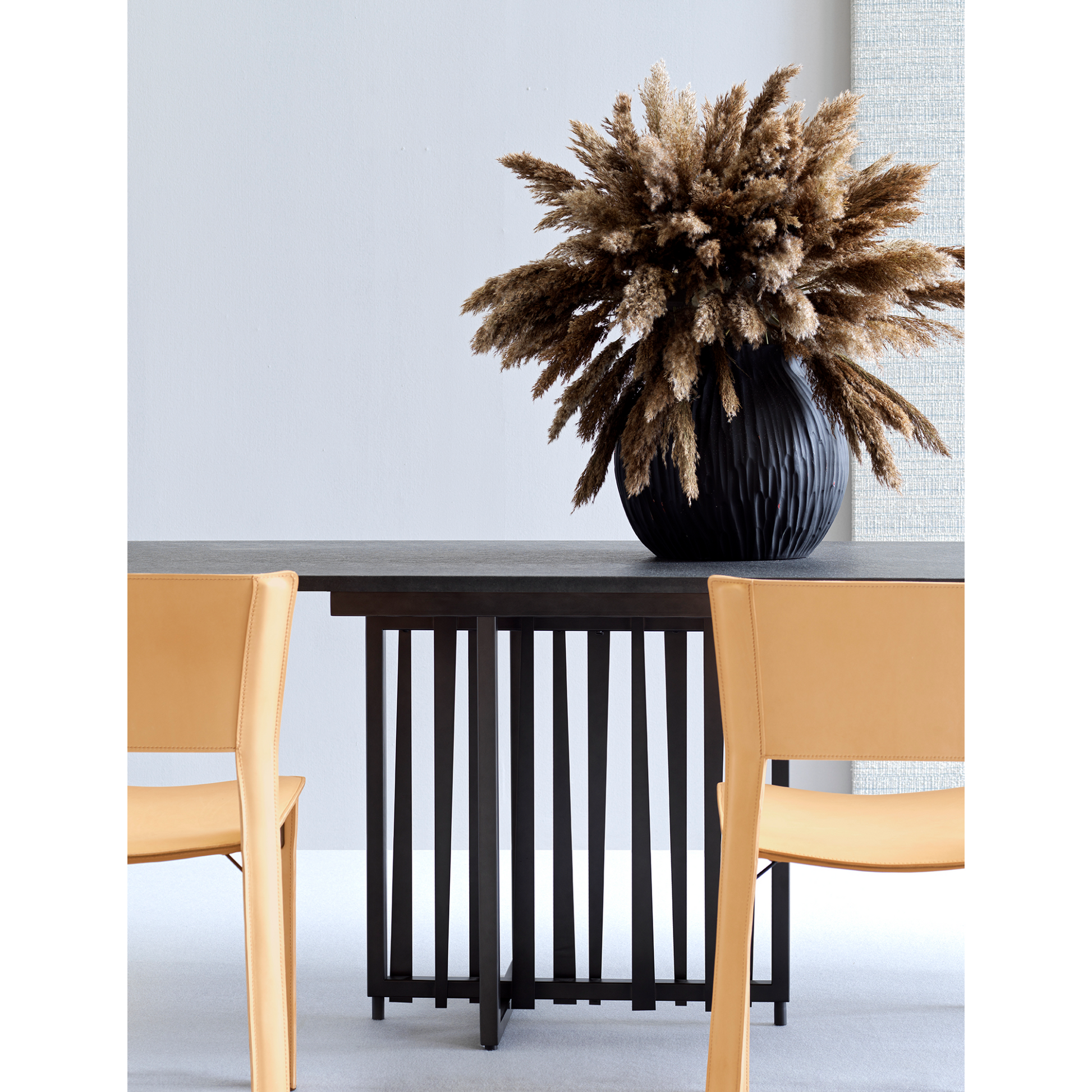 Leather Cut-Out Dining Chair  | Fasem S91 | ItalianFurniture.com