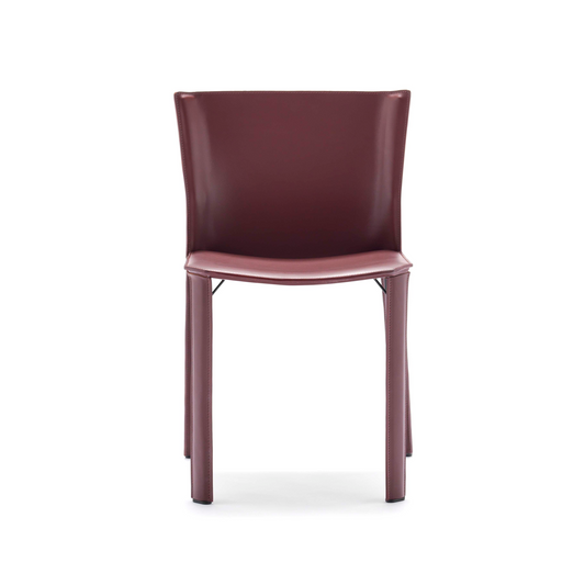 Leather Padded Dining Chair | Fasem S92 | ItalianFurniture.com