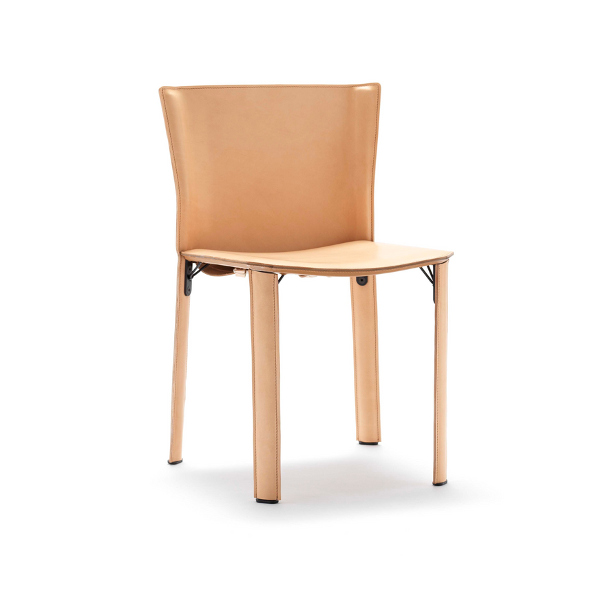 Leather Padded Dining Chair | Fasem S92 | ItalianFurniture.com