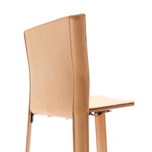 Leather Padded Dining Chair | Fasem S92 | ItalianFurniture.com