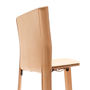 Leather Padded Dining Chair | Fasem S92 | ItalianFurniture.com