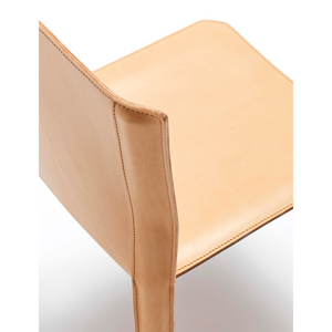 Leather Padded Dining Chair | Fasem S92 | ItalianFurniture.com