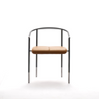 Curved Steel Dining Armchair | Fasem Tecla | ItalianFurniture.com