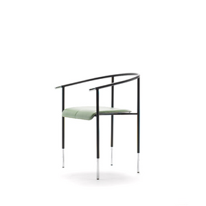 Curved Steel Dining Armchair | Fasem Tecla | ItalianFurniture.com