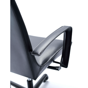 Padded Leather Swivel Office Chair | Fasem Tresor | Italianfurniture.com