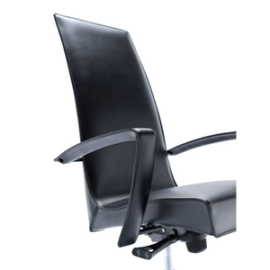 Padded Leather Swivel Office Chair | Fasem Tresor | Italianfurniture.com