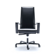 Padded Leather Swivel Office Chair | Fasem Tresor | Italianfurniture.com