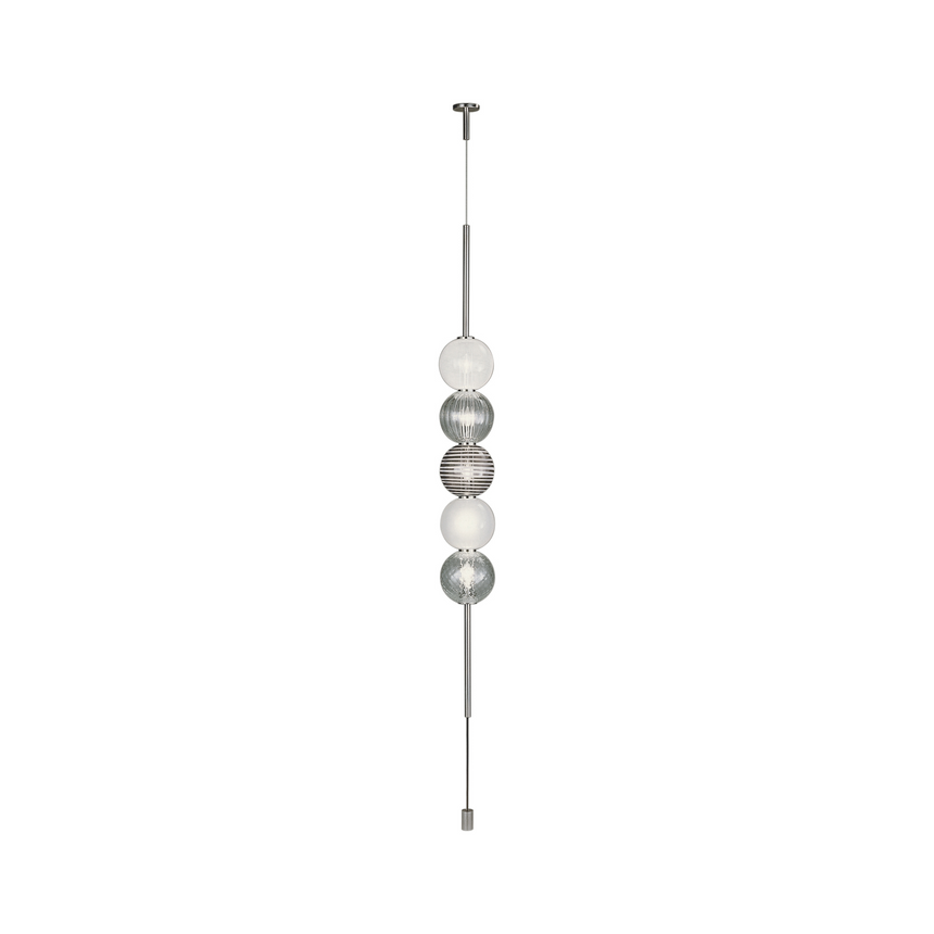 Glass Spheres Pendant Lamp Plug-In | Venini Abaco | Italianfurniture.com