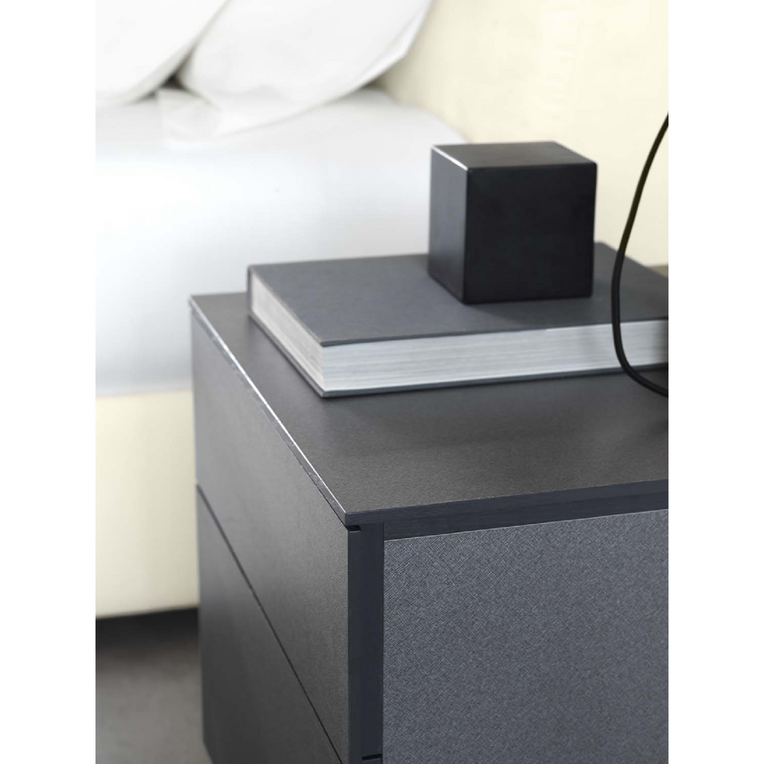 2-Drawer Raised Nightstand | Flou Juta | Italianfurniture.com