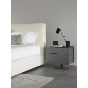 2-Drawer Raised Nightstand | Flou Juta | Italianfurniture.com