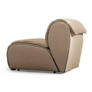 Removable Cover Lounge Armchair | Flou Flora | Italianfurniture.com