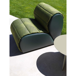 Removable Cover Lounge Armchair | Flou Flora | Italianfurniture.com