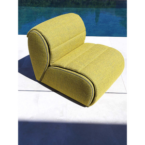 Removable Cover Lounge Armchair | Flou Flora | Italianfurniture.com