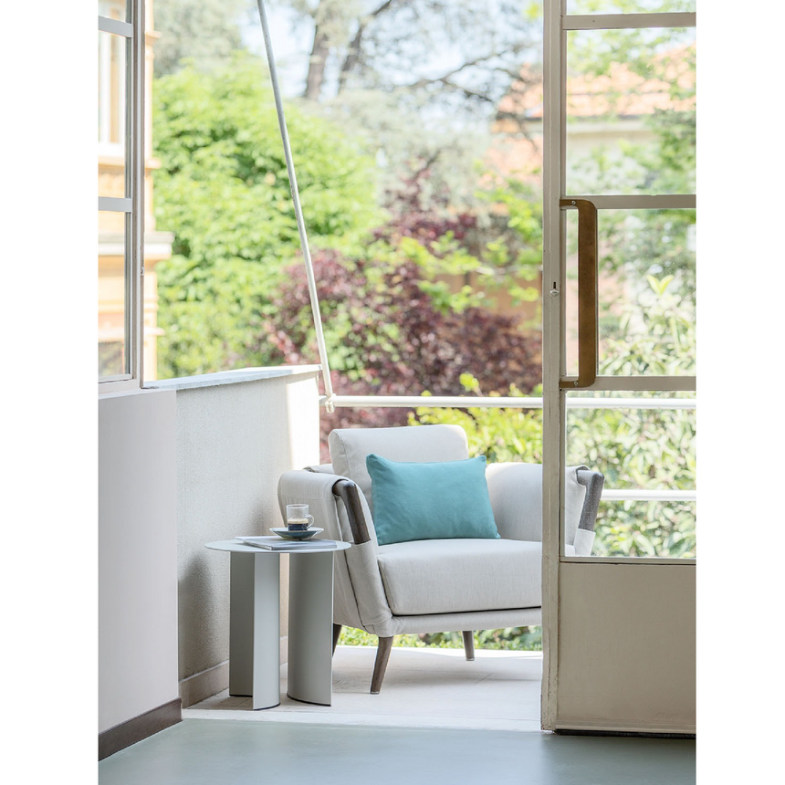 Iroko Wood Outdoor Armchair | Flou Gaudi | Italianfurniture.com