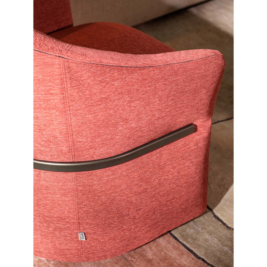 Round Back Swivel Armchair | Flou Madame Butterfly