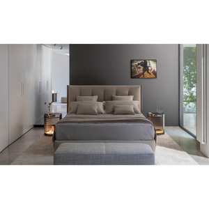 Quilted Slimline Queen Bed | Flou Koi | Italianfurniture.com