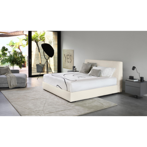 Cushioned Headboard Queen Bed | Flou Myplace | Italianfurniture.com