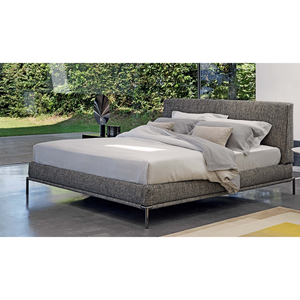 Matte Burnished Bed | Flou Icon | Italianfurniture.com