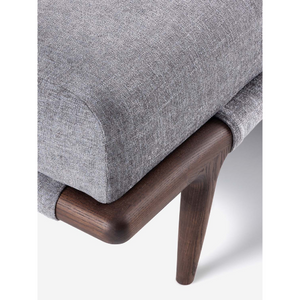 Curved Wooden Feet Bench | Flou Gaudí | Italianfurniture.com