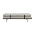 Leather Strapped Bench | Flou New Bond | Italianfurniture.com