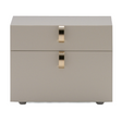 Lacquered 2-Drawer Nightstand | Flou Splendor | Italianfurniture.com