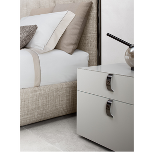 Lacquered 2-Drawer Nightstand | Flou Splendor | Italianfurniture.com