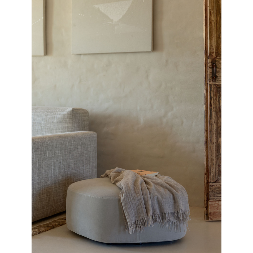 Pebble Shaped Pouf | Flou Pierre | Italianfurniture.com