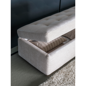 Tufted Storage Bench | Flou Iko | Italianfurniture.com