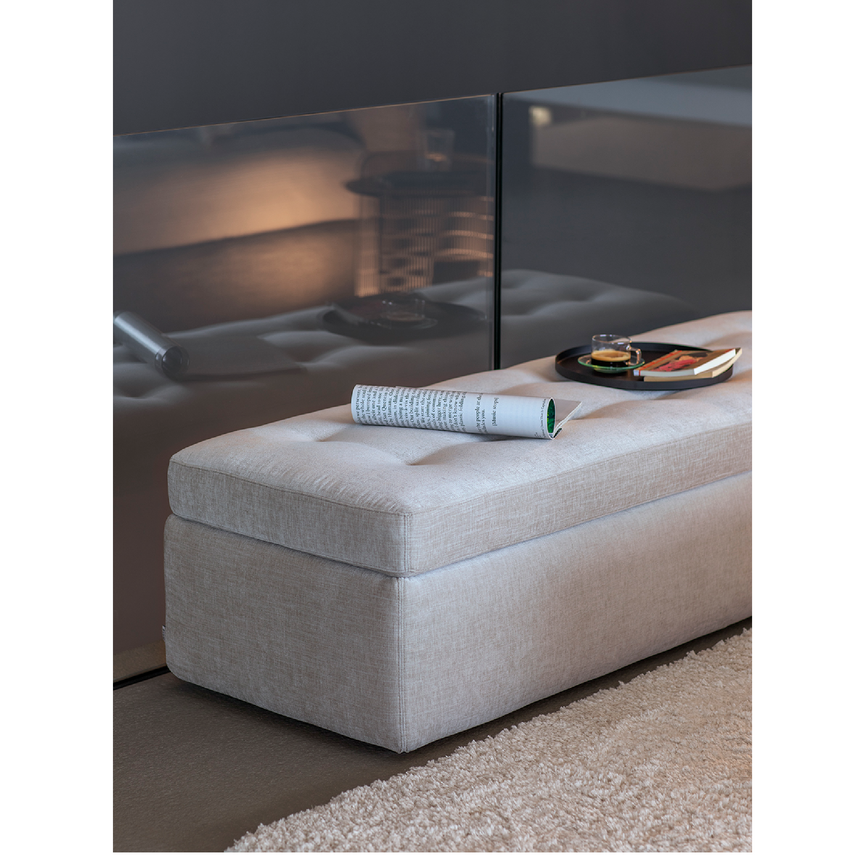 Tufted Storage Bench | Flou Iko | Italianfurniture.com