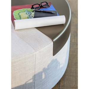 Round Padded Table Pouf | Flou Moon | Italianfurniture.com