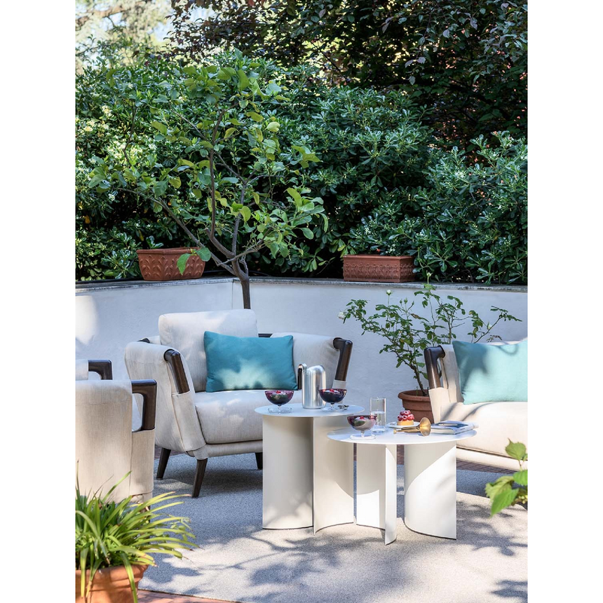 Round Metal Outdoor Side Table | Flou Pierre | Italianfurniture.com