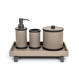 Metal Finish Bathroom Set | Pinetti Carol | Italianfurniture.com