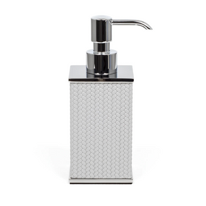 Square Leather Soap Dispenser | Pinetti Olimpia | Italianfurniture.com