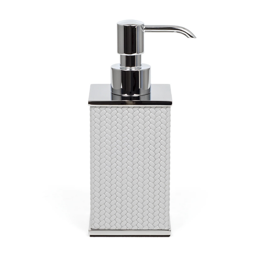 Square Leather Soap Dispenser | Pinetti Olimpia | Italianfurniture.com