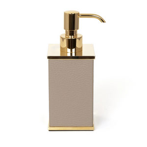Square Leather Soap Dispenser | Pinetti Olimpia | Italianfurniture.com