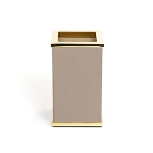 Square Leather Toothbrush Holder | Pinetti Olimpia | Italianfurniture.com