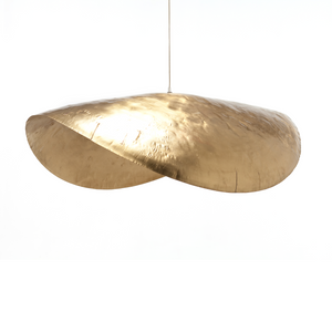 Gold Disc Pendant Lamp | Gervasoni Brass | ItalianFurniture.com
