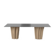 Tree Trunk Base Dining Table | Gervasoni Brick | Italianfurniture.com