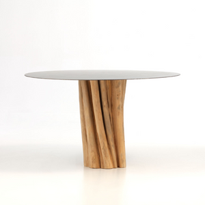 Tree Trunk Base Dining Table | Gervasoni Brick | Italianfurniture.com