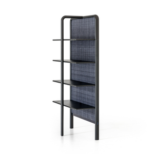 Ash Wood & Steel Bookshelf | Gervasoni Daen | ItalianFurniture.com
