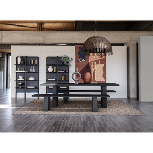 Ash Wood & Steel Bookshelf | Gervasoni Daen | ItalianFurniture.com
