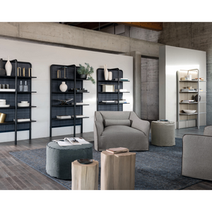 Ash Wood & Steel Bookshelf | Gervasoni Daen | ItalianFurniture.com
