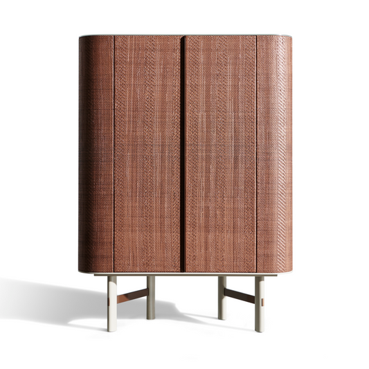 Two Door Wooden Highboard | Gervasoni Daen | ItalianFurniture.com
