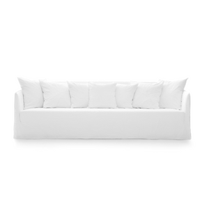 Natural White Lino Sofa | Gervasoni Ghost | ItalianFurniture.com
