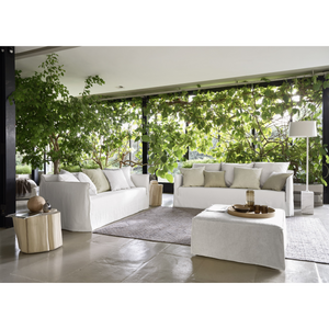 Natural White Lino Sofa | Gervasoni Ghost | ItalianFurniture.com
