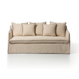 Natural White Lino Sofa Bed | Gervasoni Ghost | ItalianFurniture.com
