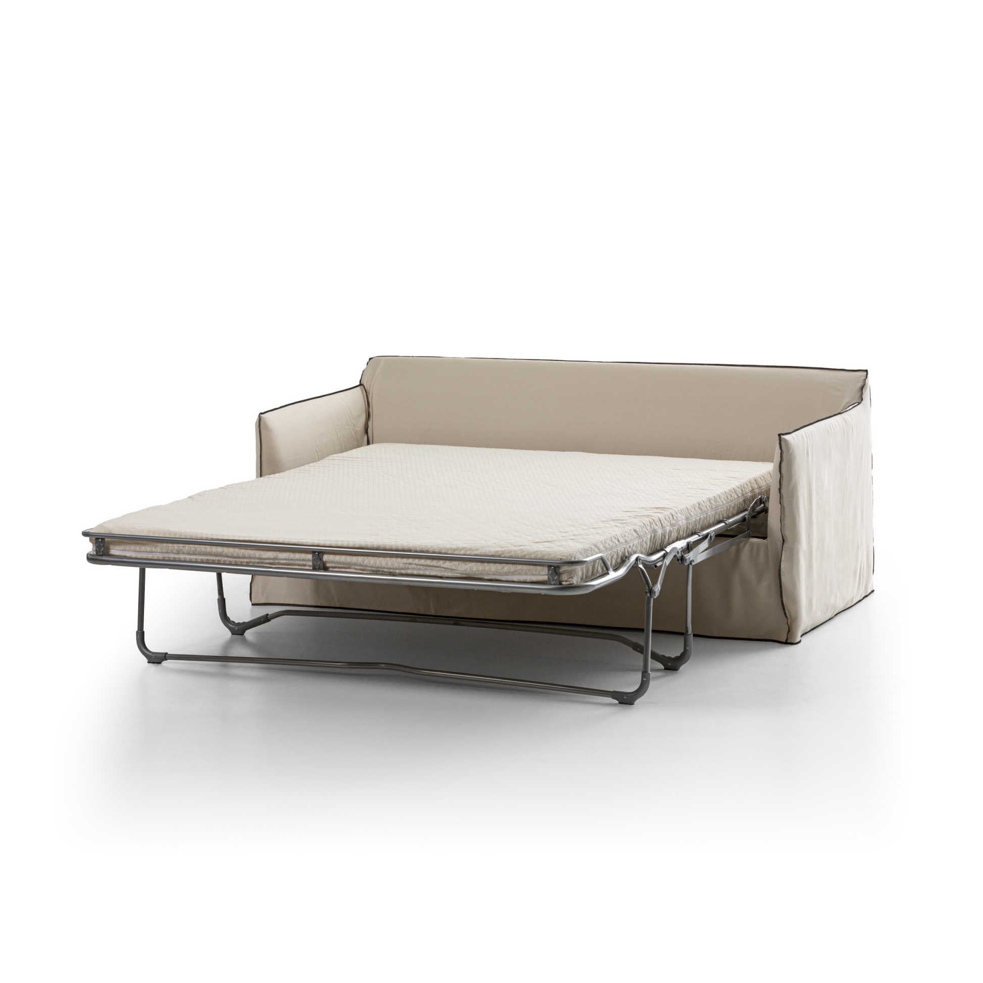 Natural White Lino Sofa Bed | Gervasoni Ghost | ItalianFurniture.com
