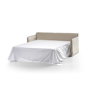 Natural White Lino Sofa Bed | Gervasoni Ghost | ItalianFurniture.com
